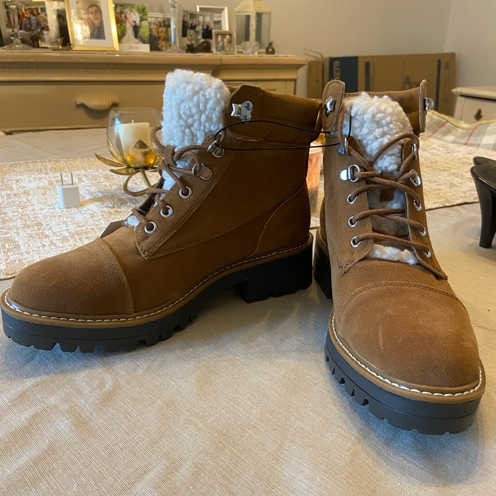 Brown Suede Boots